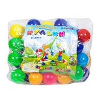 Набір дитячий "Кульки маленькі" BAMSIC 026/1, 7 см, у сумці, 100 шт