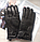 Чоловічі шкіряні рукавички зимове штучне хутро, фото 4