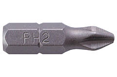 Біта Intertool — PH2 x 25 мм Storm (5 шт.)