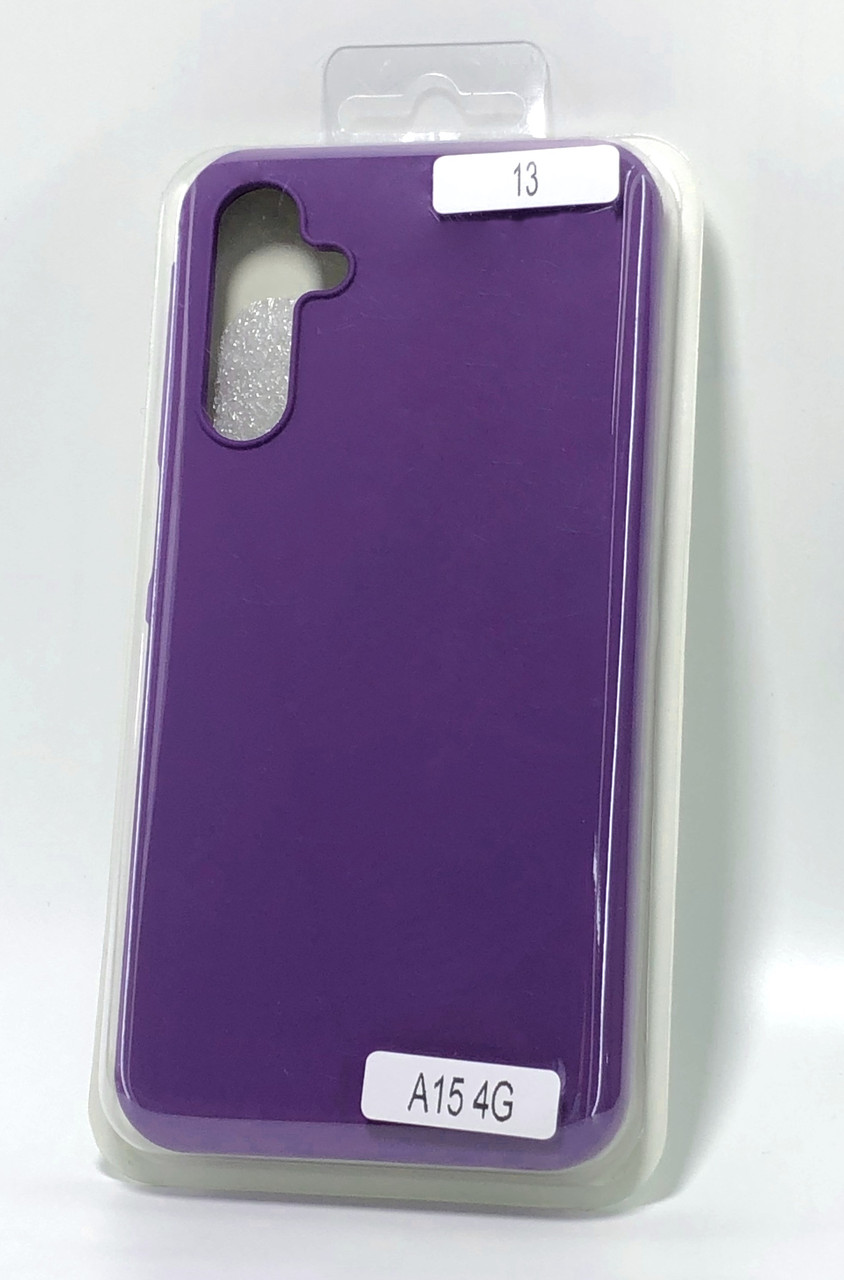 Чохол для телефону Samsung A15 (4G) Silicone Original FULL №13 Violet (4you)
