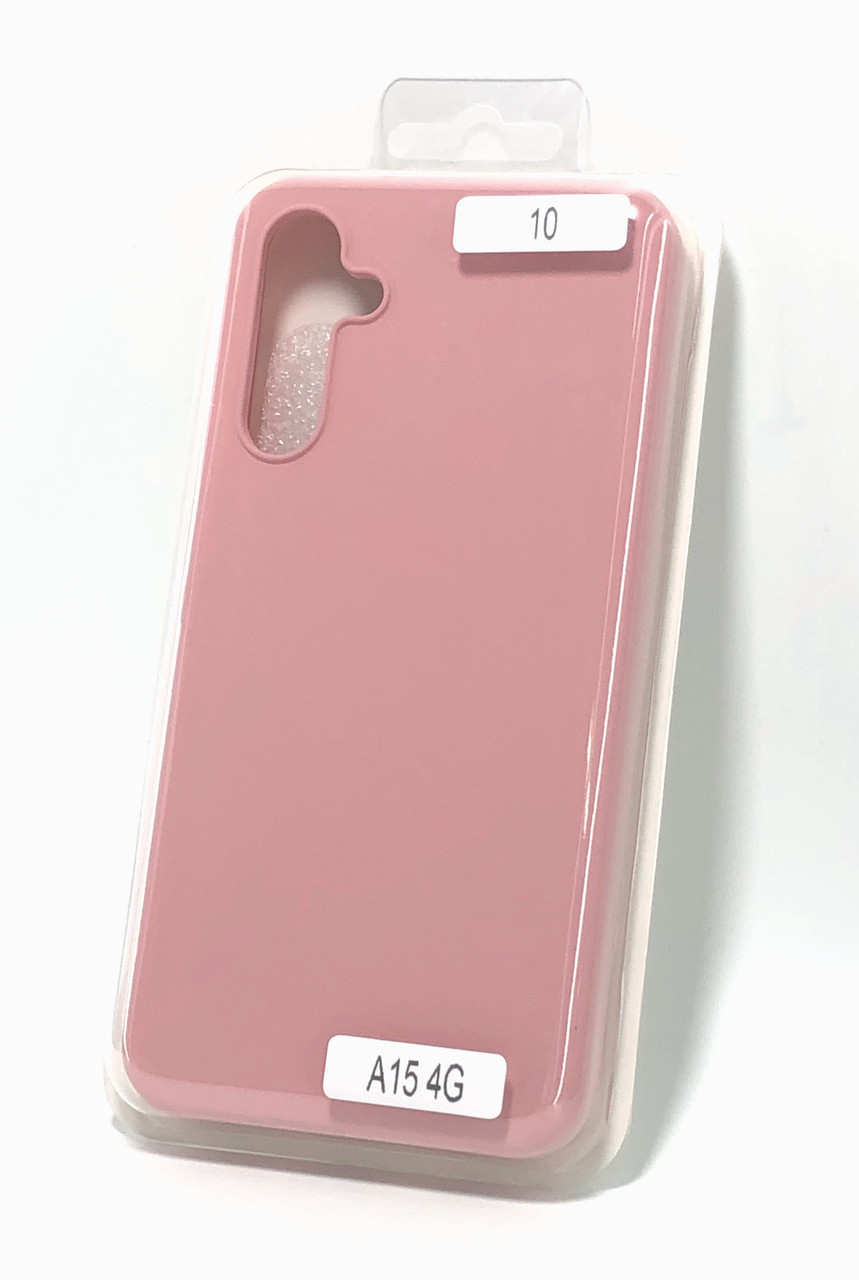 Чохол силіконовий для телефону Samsung A15 (4G) Silicone Orig FULL №10 Pink 4you