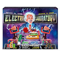 Електронний конструктор "Electro Laboratory. Radio+Piano" Elab-01-03, "Danko Toys", ОПИС УКР/РОС. МОВАМИ