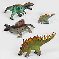 Динозавр музичний Q 9899-507 А, 4 види, м&#039;який, гумовий, 41 см