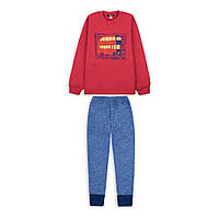 Пижама детская демисезонная для мальчика подросток GABBI PGD-20-3 Красный на рост 122 (12032)