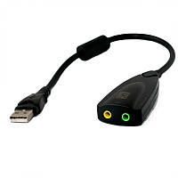 Внешняя звуковая карта USB Sound card 3D 0.2m