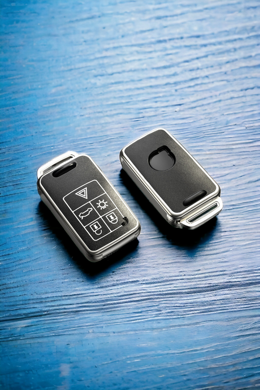 Чохол термопластичного поліуретану чорний (5 кнопок) для ключа Volvo XC60, V60, S60, XC70, V40
