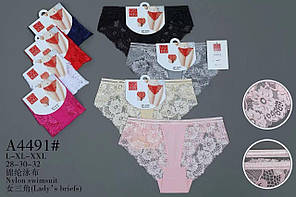 Жіночі трусики 12 штук UOKIN розміри L XL XXL мікс кольорів