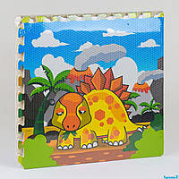 Килимок-пазл ігровий EVA, Динозаври С 36570 4 шт в упаковці, 60х60 см