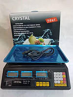 Весы торговые электронные Crystal до 50 кг