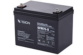 Vision Акумуляторна батарея FM 12V 75Ah