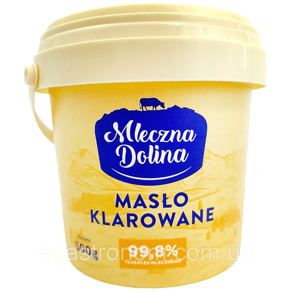 Масло топлене Молочна долина Mleczna Dolina klarowane 500g 6шт/ящ (Код: 00-00015776)