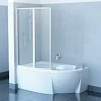 Шторка для ванни двохелементна VSK2 ROSA 150 L Transparent, (76L80100Z1) RAVAK