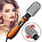 Фен щітка, що обертається, з насадками GEMEI GM-4828 гребінець браш з обертанням повітряний стайлер для волосся, фото 2