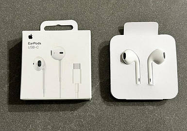 Наушники EarPods USB-C connector на iPhone 15 Pro