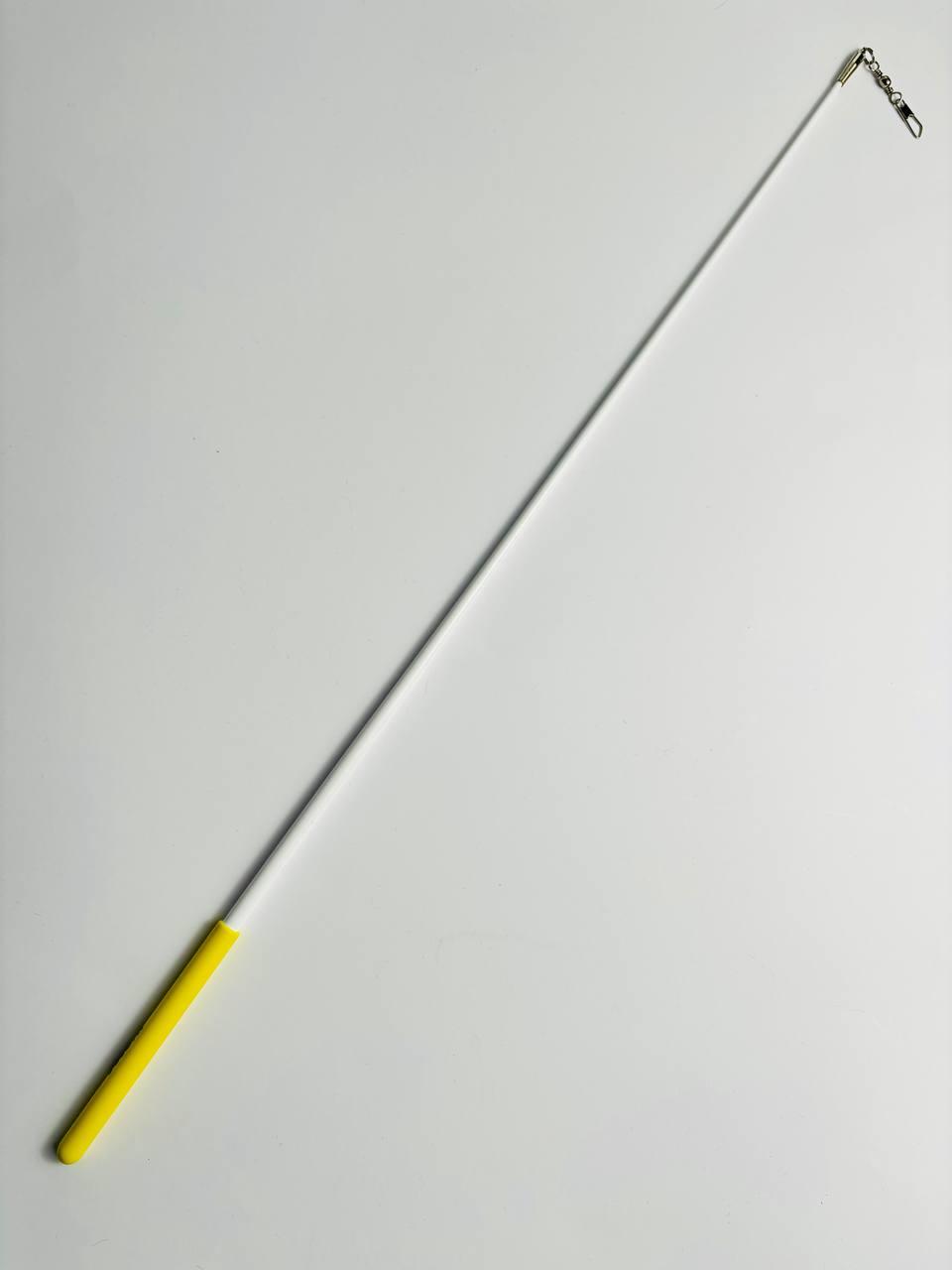 Паличка  для  художньої  гімнастики  Tuloni 60 см. yellow  handle