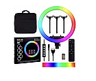 Кільцева LED лампа RGB MJ18 45см (3 кріплення + пульт + сумка), фото 3