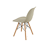 Бежевий стілець Інтарсіо ELIOT з дерев'яними ніжками та пластиковим корпусом, фото 5