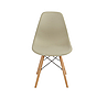 Бежевий стілець Інтарсіо ELIOT з дерев'яними ніжками та пластиковим корпусом, фото 2