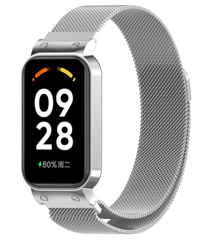 Ремешок CDK Metal Milanese Loop Magnetic для Xiaomi Mi Band 8 Active (016244) (silver)