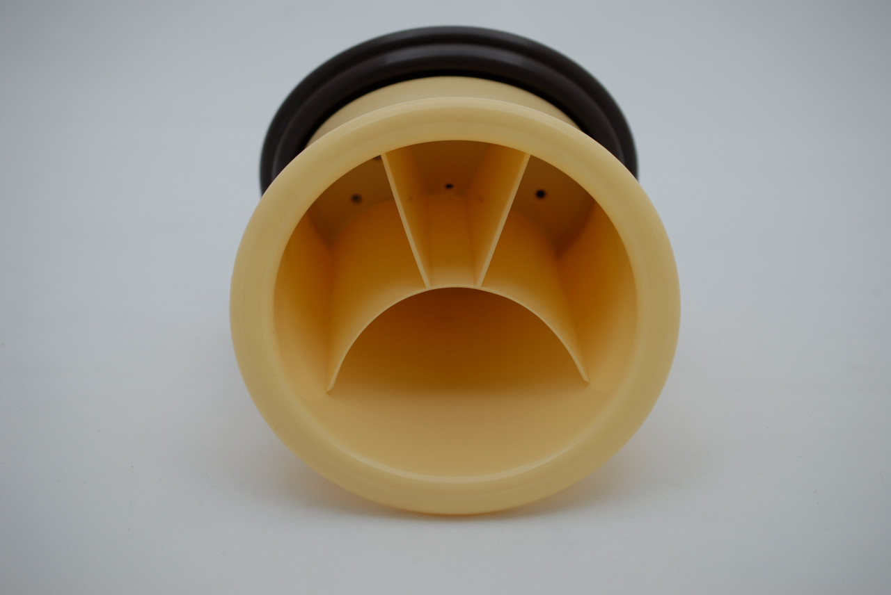 Пластиковая подставка-сушка для столовых приборов "Пенек" (бежевый+коричневый цвет) - фото 3 - id-p37208957