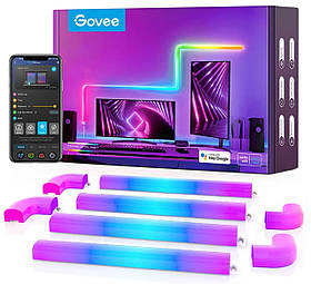 Govee Набір настінних світильників H6062 Glide RGBIC Wall Light (8+4) RGB