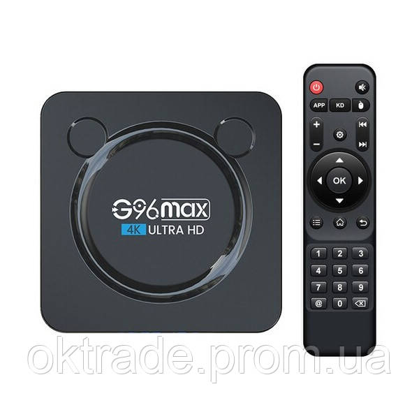 Android Smart TV Box G96 Max X4 4Gb 64GB 8K UltraHD Android 11 (3_03394) OD, код: 8154252 - фото 1 - id-p2072304079
