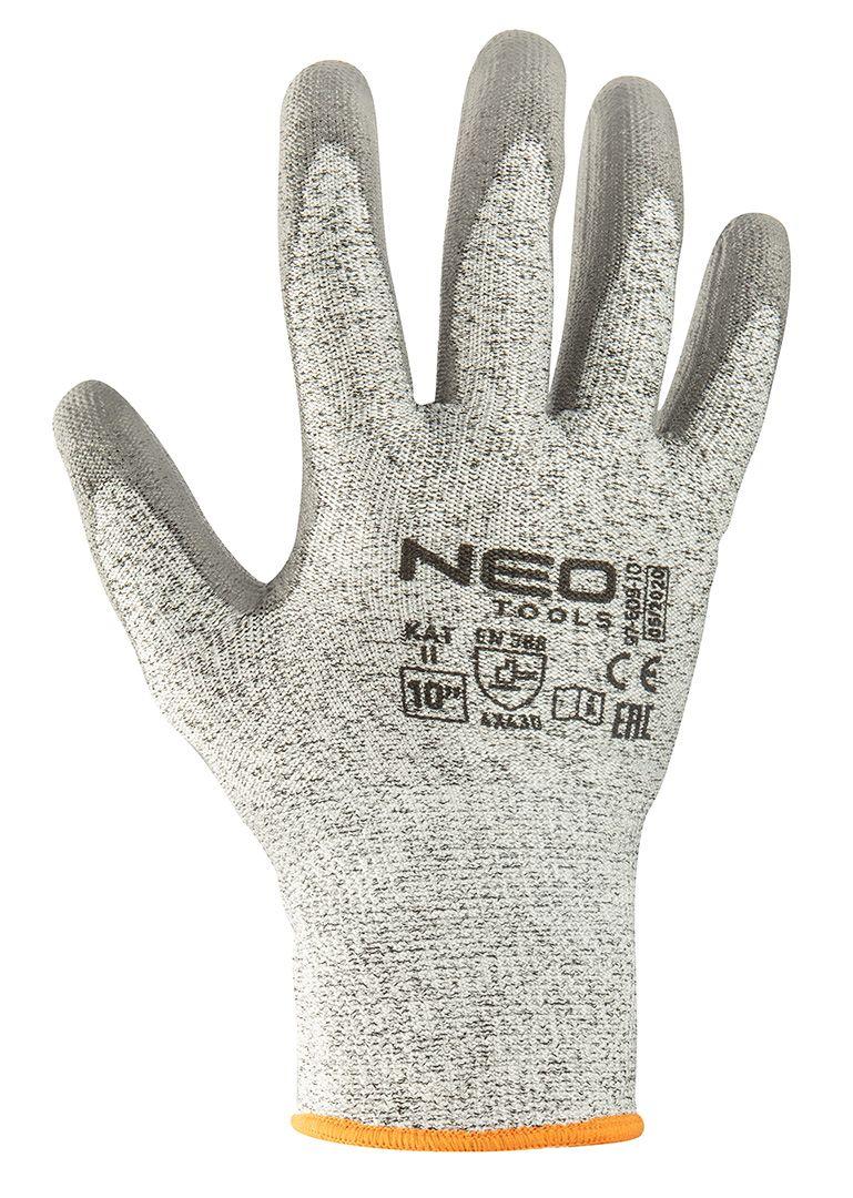 Neo Tools 97-609-10 Перчатки с полиуретановым покрытием, против порезов, р. - фото 2 - id-p2072263166