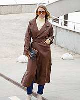Жіночі пальта ISSA PLUS 13585 L коричневий