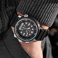 Чоловічі наручні японські. годинник хронограф Сейко Seiko Arnie 40th Anniversary SNJ035P1 PADI Solar