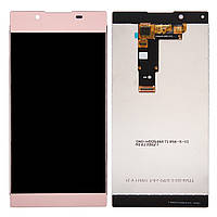 Дисплей Sony G3311 Xperia L1/G3312/G3313 в зборі з сенсором pink Original PRC