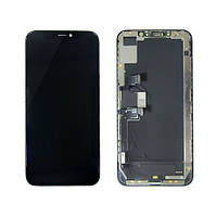 Дисплей iPhone XS Max в зборі з сенсором та рамкою black (знятий оригінал)