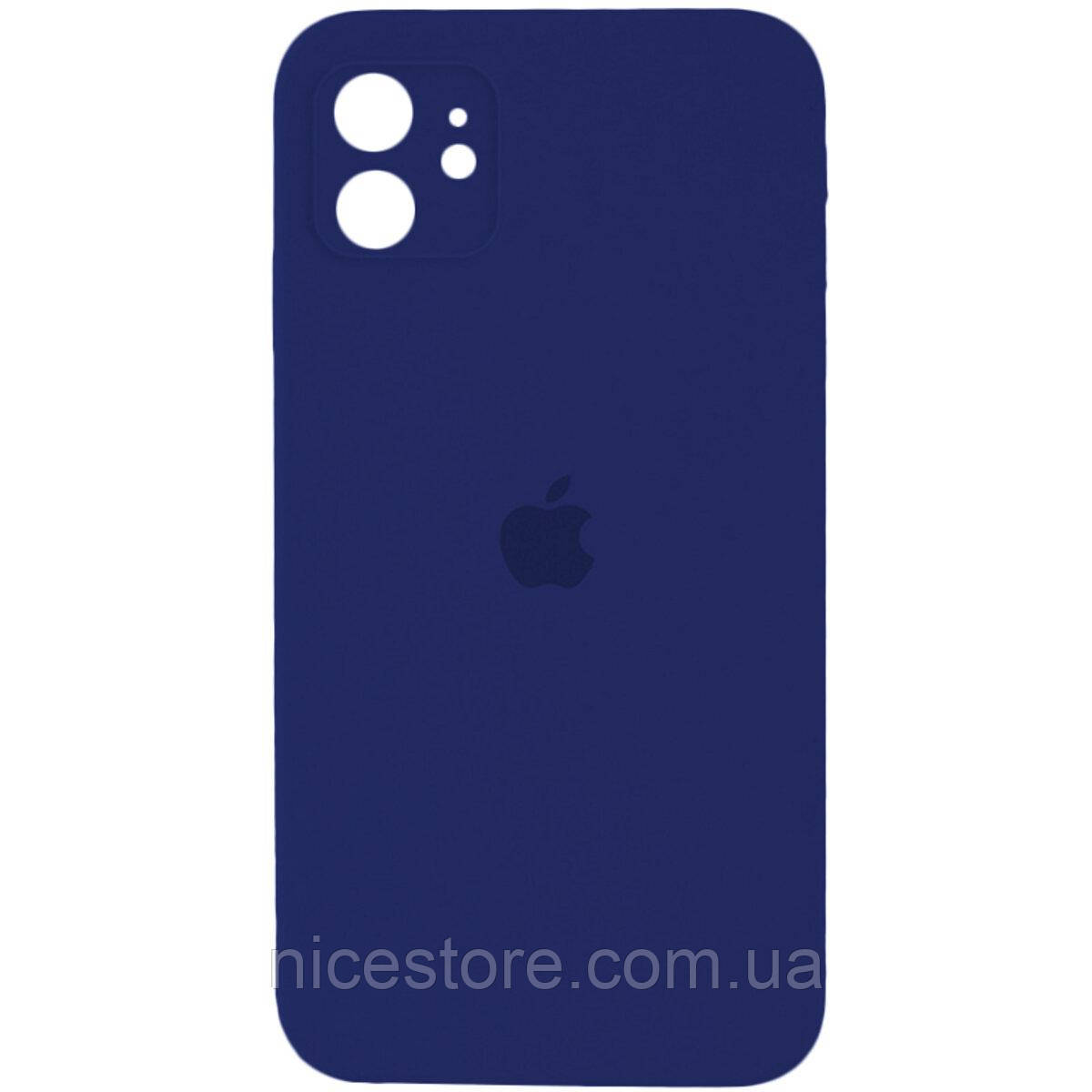 Чохол для смартфона Silicone Full Case AA Camera Protect for Apple iPhone 11 39, Navy Blue