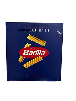 Макарони Барілла Фузілі Barilla №98 Fusilli, спіраль, 1 кг.