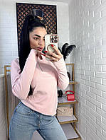 Женский теплый термогольф розового цвета из флиса puma на молнии 46/48