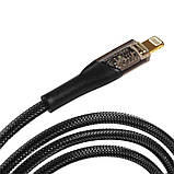Кабель Essager Interstellar Transparent Design USB Charging Cable Type C to Lightning 2m black (EXCTL-XJA01-P), фото 3