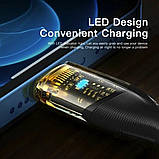 Кабель Essager Interstellar Transparent Design USB Charging Cable Type C to Lightning 2m black (EXCTL-XJA01-P), фото 6