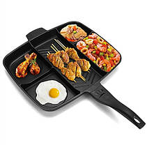 Magic Pan Сковорода Гриль Сковорідка 5 секцій, фото 2