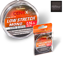 Волосінь Browning Cenex Low Stretch Mono, 0,14 мм, 150 м, 2,10 кг, чорний (2231014)