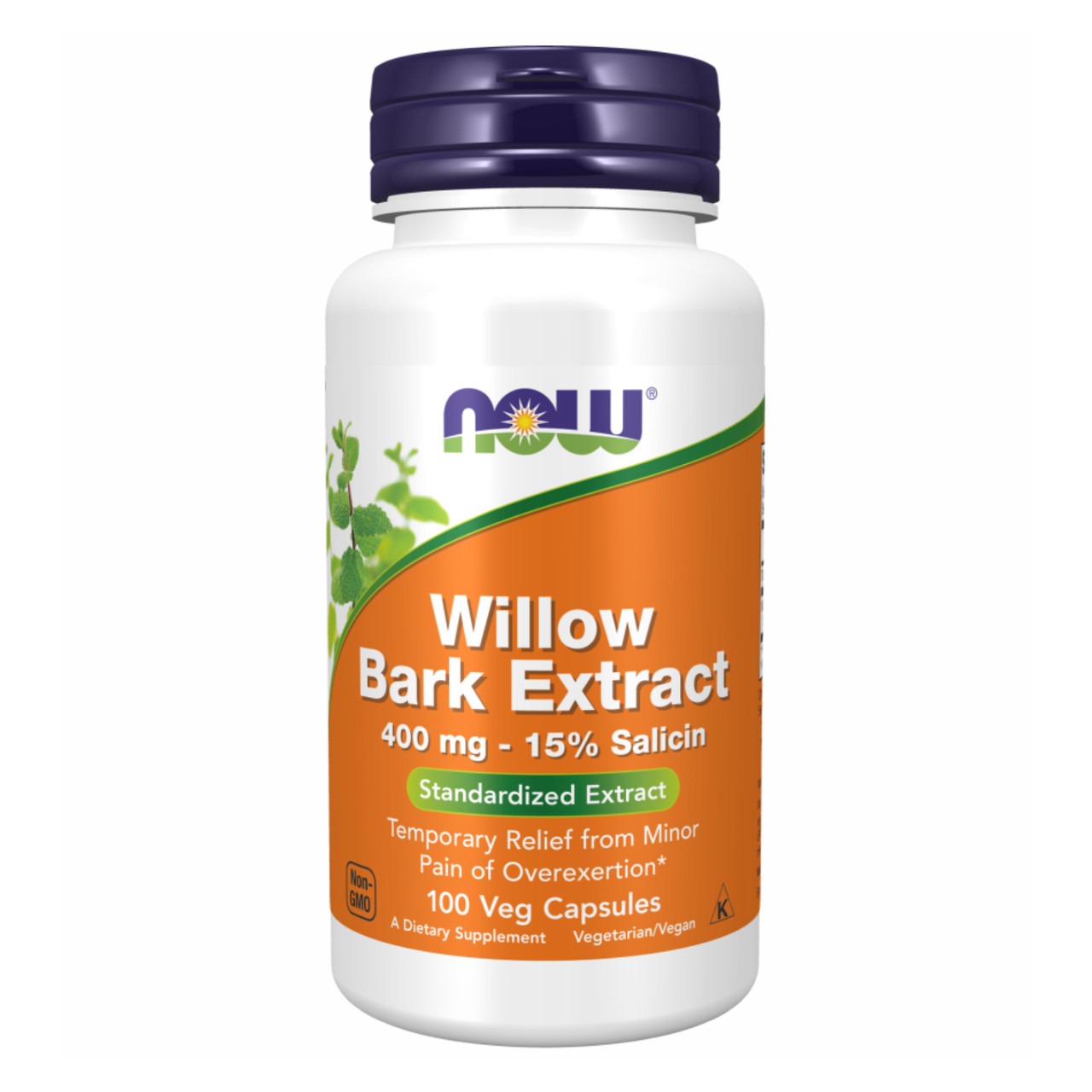 Willow Bark Extract 400mg - 100 vcaps, фото 1