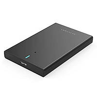 Зовнішня кишеня для накопичувача Vention 2.5 Inch SATA Hard Drive Enclosure (USB 3.0 Micro-B) Black (KPAB0)