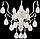 Люстра кришталева Sirius 96014/2 на 2 лампочки, фото 3