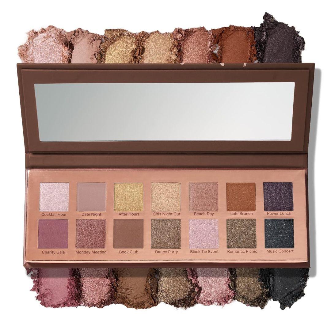 Палетка теней Mally Beauty Best Dressed Lids Eyeshadow Palette Neutrals & Bolds 14 х 1.2 г