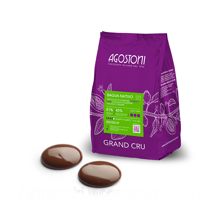 Шоколад чорний у монетах PERU BAGUA NATIVO (81% какао) 4 кг