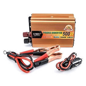 Перетворювач напруги інвертор UKC 500W 12/220 В GOLD автоінвертор