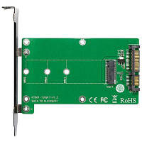 Контроллер SATA to M.2 (NGFF) B-key SSD 22*42, 22*60, 22*80 mm Maiwo (45776/KT001A) (код 1327301)