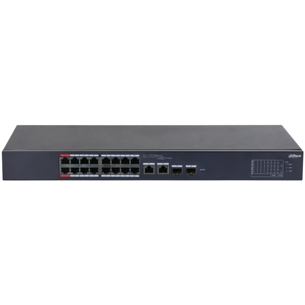 DH-CS4218-16ET-190 16-портовий керований з PoE