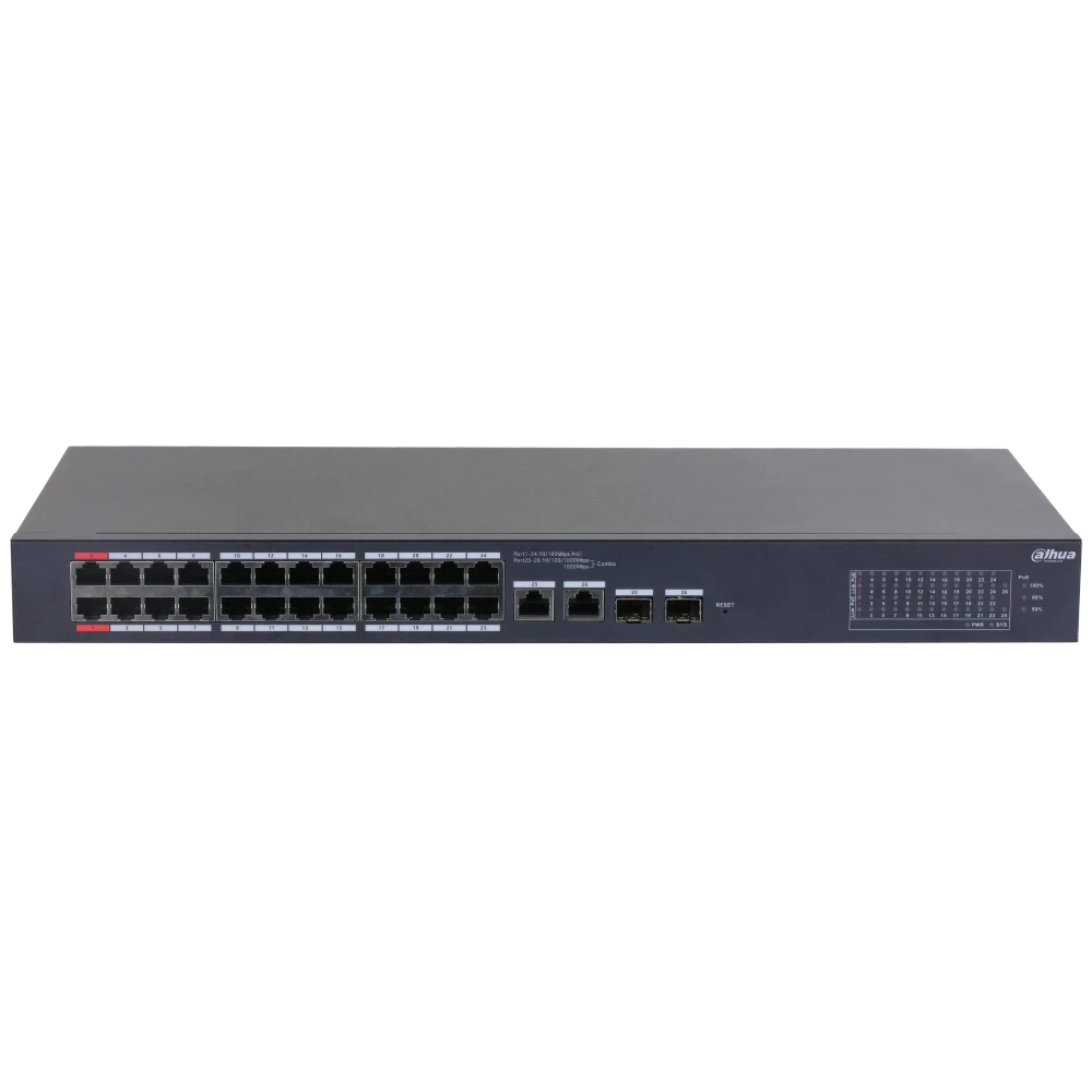 DH-CS4226-24ET-375 24-портовий керований з PoE
