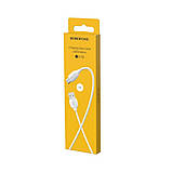 Кабель BOROFONE BX19 USB to Micro 2.4A, 1m, PVC, TPE connectors, White, фото 4