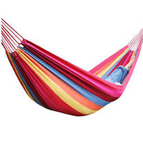 Гамак гавайський підвісний 200х80 без планки Червоний у мішку, фото 2