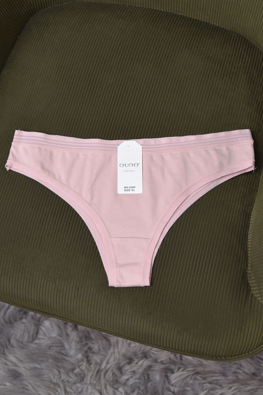 Труси жіночі однотонні рожевого кольору р.XL 169697S, фото 1